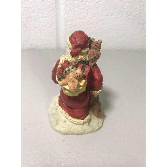 Brinn's Handcrafted Handpainted Collectable Santa's Journey 1992 Vintage Figure - Picture 5 of 5